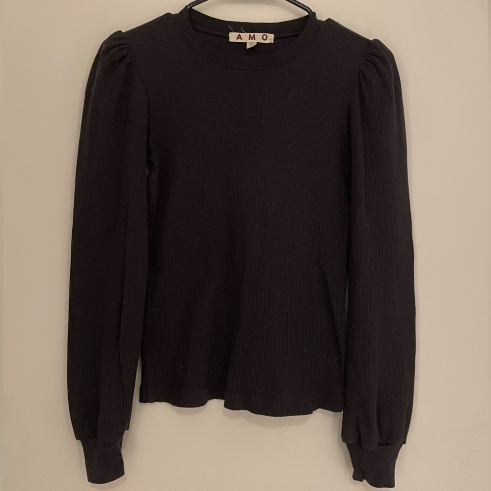 AMO Women's Elegant Black Blouse
